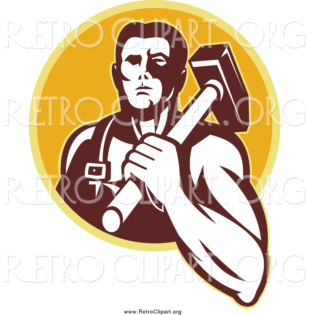 clipart man with hammer - photo #8