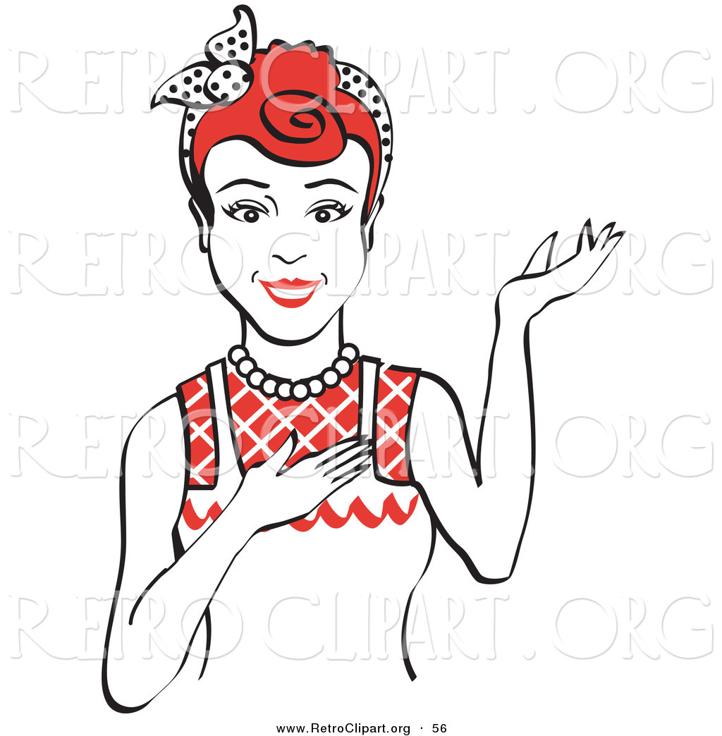 vintage housewife clipart - photo #35