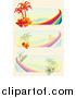Clipart of Tropical Surf Website Banners by MilsiArt