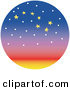 Retro Clipart of Glowing Stars Forming the Shape of the Big Dipper in the Night Sky Glowing Stars Forming the Shape of the Big Dipper in the Night Sky by Andy Nortnik